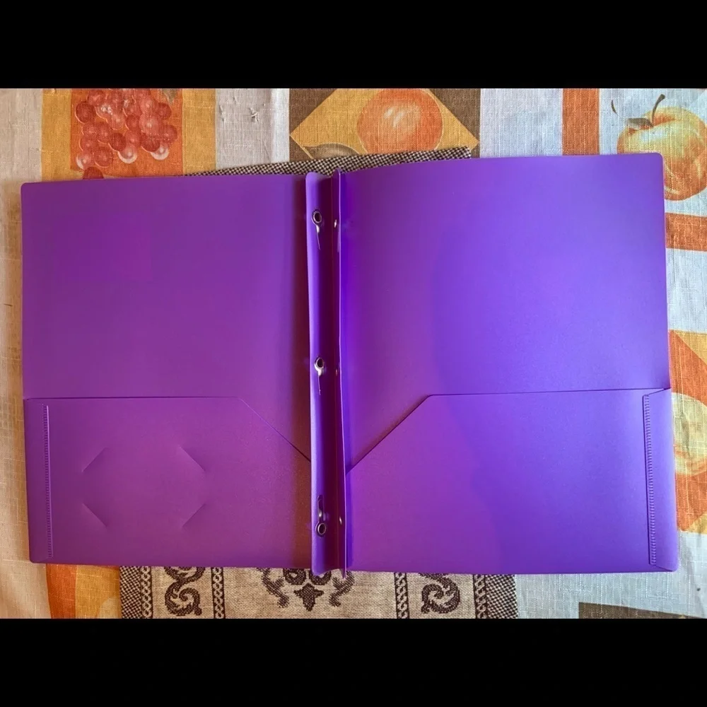 Purple portfolio folders (50 units )